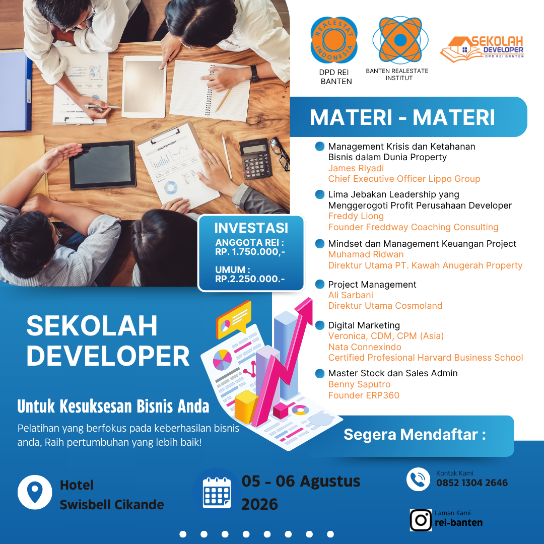 Sekolah Developer REI Banten 2026